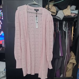 Pink Express Knit Cardigan